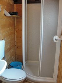 chalet, douchecabine, toilet